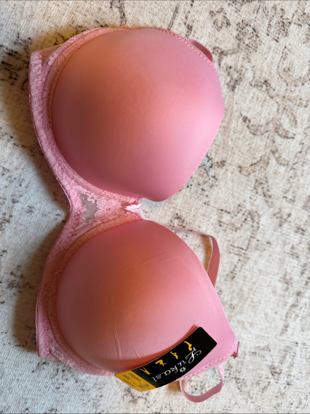 Everyday Pink Lace Contour Bra — Lightly Padded Support